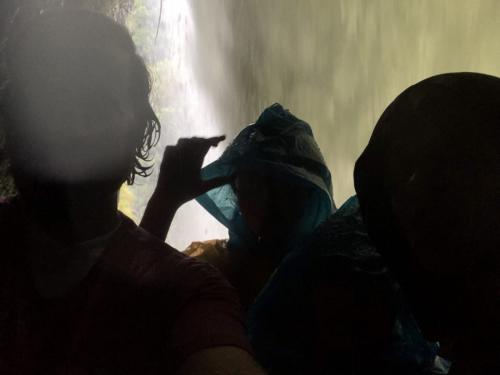 Standing behind Pailon